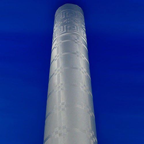 Fêter et recevoir Nappe Papier DAMASSÉ Rouleau 1.18X20M Argent - Nail Gallerys