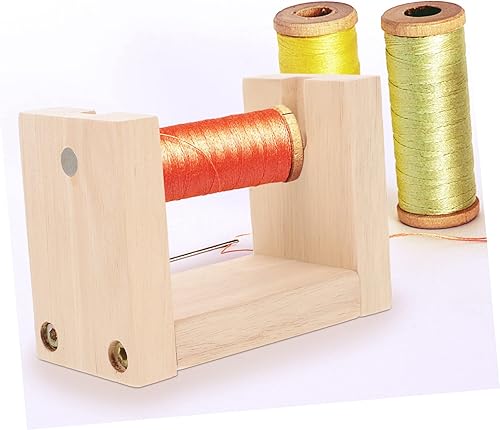 PHENOFICE Porte-bobines en Bois pour Fils De Macramé Outil Multifonctionnel De Porte-Fil À Coudre - Nail Gallerys