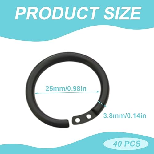 PEXIVOZ 40 Pack Anneaux de Rideau de Douche, Crochets Ronds pour Salle de Noir - Lot de 40 Crochets en Plastique Noir en pour Rideaux de Douche - Nail Gallerys