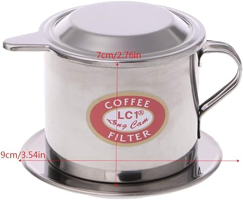 Filtre à café Vietnamien Café Tasse en acier inoxydable Filtre à café Tasse Brewer Tool Très pratique et populaire - Nail Gallerys