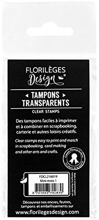 Florilèges Design FH116024 Fond Photographique Tampon Bois/Caoutchouc Bois 13 x 10 x 2,5 cm - Nail Gallerys