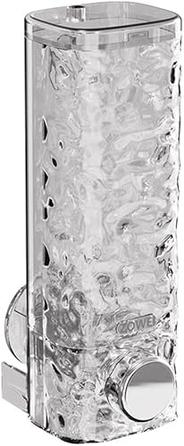 Distributeur de savon mural de 450 ml pour salle de bain, cuisine, bureau, hôtel et école (transparent) - Nail Gallerys