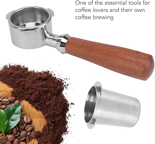 Porte-filtre sans fond de 51 mm, compatible avec les machines à expresso et cappuccino Mr.Coffee pour Casabrews série 3700 et CM5418 avec panier filtrant en acier inoxydable à double capacité (Noir) - Nail Gallerys