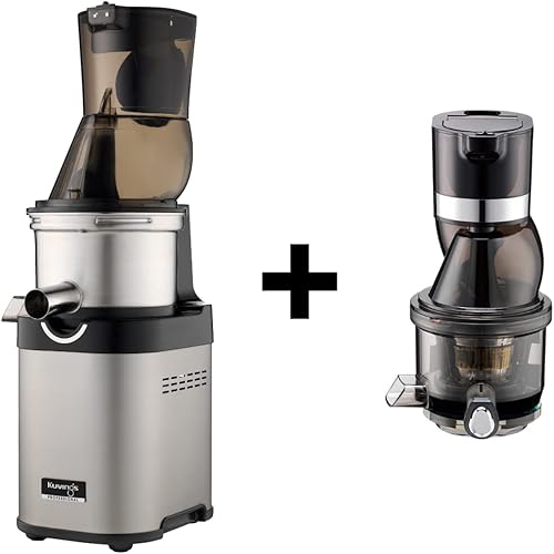 Kuvings - Extracteur de jus professionnel CS600 + tête supplémentaire en inox - 40L de jus par heure - Utilisation non-stop sans surchauffe - Idéal pour bar, café, hotel, restaurant - Nail Gallerys