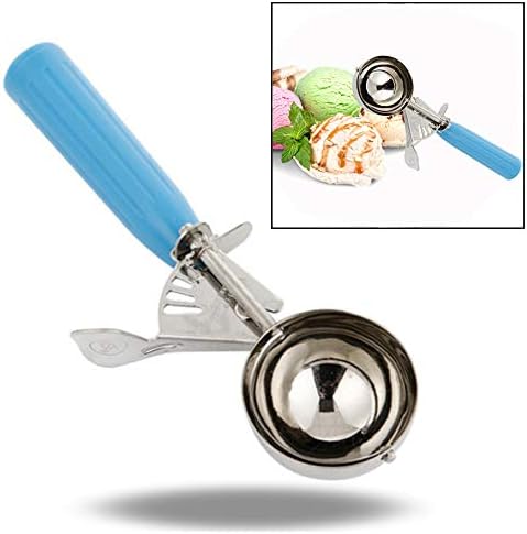 Xrten Cuillère à Glace Boule, Pelle à Glace avec Déclencheur Cuillère Scoop pour Fruits, Outil de Boule de Cuisine - Nail Gallerys