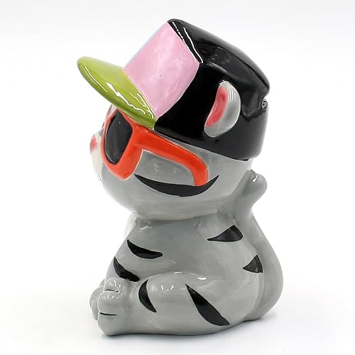 Dekohelden24 Tirelire pour enfant, en forme d'éléphant, en céramique, avec bouchon en caoutchouc refermable, 14 x 9 x 13 cm (L x l x H). - Nail Gallerys