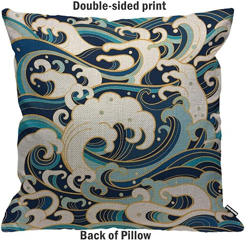 HGOD DESIGNS Housses de Coussin Van Gogh Classique Arts Peinture Amande Arbre Fleur Taies d'oreillers Maison Décoration pour Hommes Femmes Garçon Fille Chambre Salon Canapé Coussins Oreillers 45x45cm - Nail Gallerys