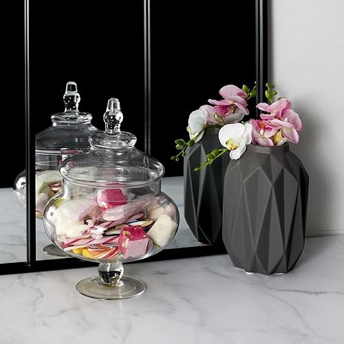 Bonbonnière sur Pied en Verre Ø20cm - Nail Gallerys