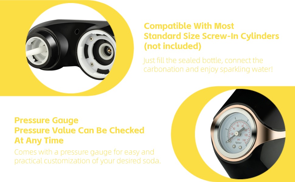 Sparkling Water Maker 1L ABS PET Commercial Soda Maker Machine