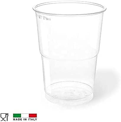 MAQA 50 pcs Verres à cocktail transparents 100-120-250-400 ml verres kristal recyclables verres à bière et à eau verres à emporter rigides 250 ML - Nail Gallerys