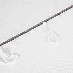 matelas clic clac mousse lacettes fixation