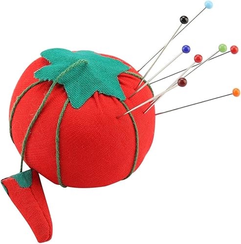 2 Pcs/ensemble Mignon Tomate Fraise Boule Forme Aiguille Coussin Pincushion Titulaire Aiguille À Coudre Pin Coussin pour Couture - Nail Gallerys