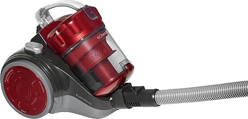 Bomann Aspirateur Sans Sac Puissant et Silencieux - Eco-Cyclon Traineau - 700 Watts - Rouge/Gris - Nail Gallerys