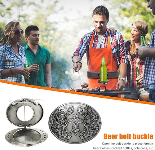 Yeeda Ceinture porte-bière | Porte-bouteille de bière amusant avec clip de ceinture en forme de tête de bière, porte-canettes, porte-gobelet sur ceinture | Boucle de ceinture pour activités de plein - Nail Gallerys