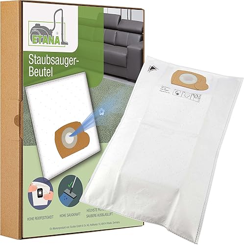 Les sacs d'aspirateur Etana compatible avec Goblin Boxer - 10 sacs d'aspirateur - Nail Gallerys