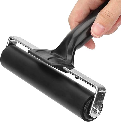 Brayer en caoutchouc, Brayer en caoutchouc Speedball simple antidérapant, outil de peinture d'estampage ferme pour l'impression de peinture - Nail Gallerys