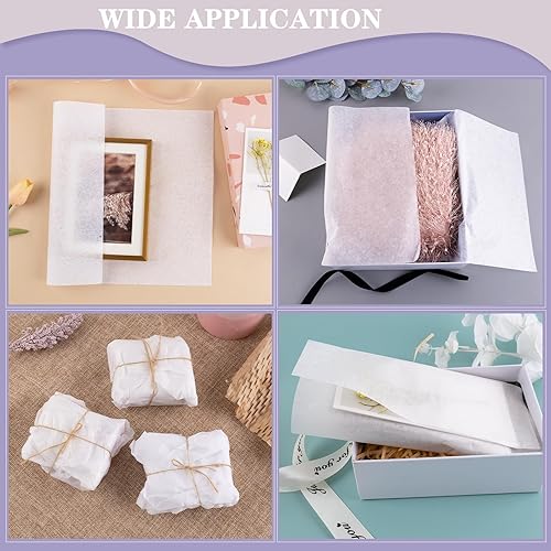 LINECO - Unbuffered Acid-Free Tissue Paper, 30x40', Pack of 12. - Nail Gallerys