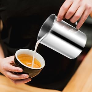 F Fityle 2PCS 1000ml Verres Doseurs, Pot à Lait INOX pour Mousser Le Lait, Bécher Gradué pour Lait/Eau/Huile en Acier Inoxydable Anti-Rouille pour/Restaurant/Cuisine/Laboratoire - Nail Gallerys