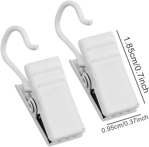 Lot de 33 crochets de rideaux noirs - Mini crochets pour rideaux et photos - Décoration d'intérieur - Artisanat - Nail Gallerys