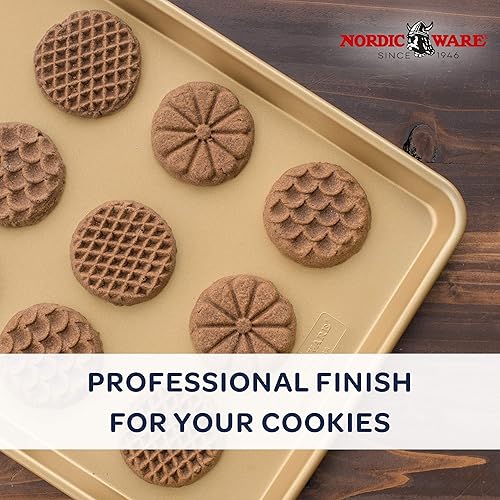 Nordic Ware - Tampons à Cookie et Biscuits Heirloom - Motifs Uniques pour Les Biscuits - Délices Uniques - Emporte pièce en Fonte d'aluminium - INOX - Nail Gallerys