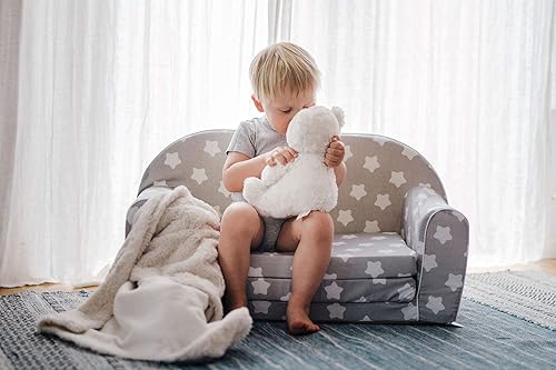 Mini canapé pour Enfant - Fauteuil Convertible lit avec Fonction de Sommeil - Sofa pour Chambre d'enfant - Chaise Longue Convertible pour Enfant 0-3 Ans - Petit canapé avec différents Motifs - Nail Gallerys