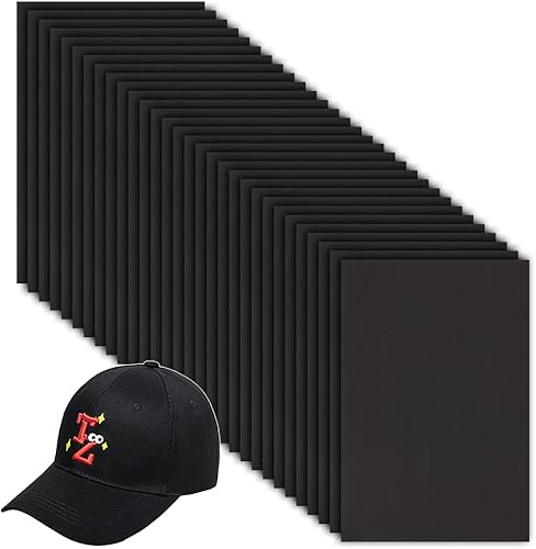 OLYCRAFT 30pcs 2mm Mousse de Broderie Noire de 23x30.3cm Feuilles de Mousse EVA pour Broderie Artisanale Feuille de Mousse Rectangulaire Mousse pour Machine à Broder à la Main Projets de Bricolage - Nail Gallerys