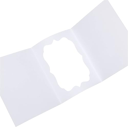 Papermania 6 x 8 Cartes/Enveloppes Photo-Fit Aperture (4PK 300Gsm) - Blanc - Nail Gallerys