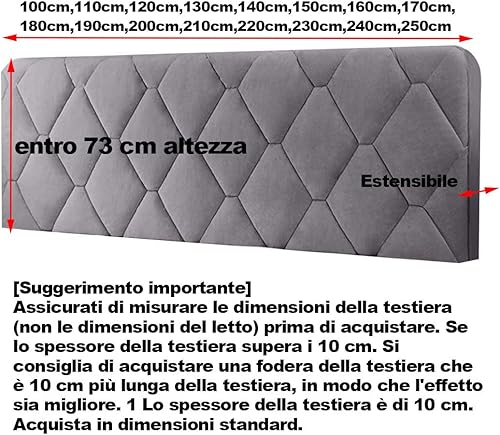 WYJHNL Housse de tête de lit, housse de tête pour lit double/simple rembourrée, housse élastique, protection unie, housse de décoration, chambre à coucher, anti-poussière, housse crème blanche 180 x - Nail Gallerys