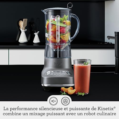 Sage - The Fresh & Furious - Blender pour Smoothies et Broyage de Glace - Argent - Nail Gallerys