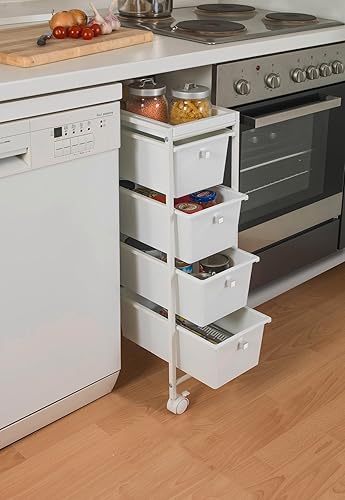 WENKO Desserte Mobile à tiroirs, Tour de Rangement Plastique à tiroirs, Gala - Nail Gallerys