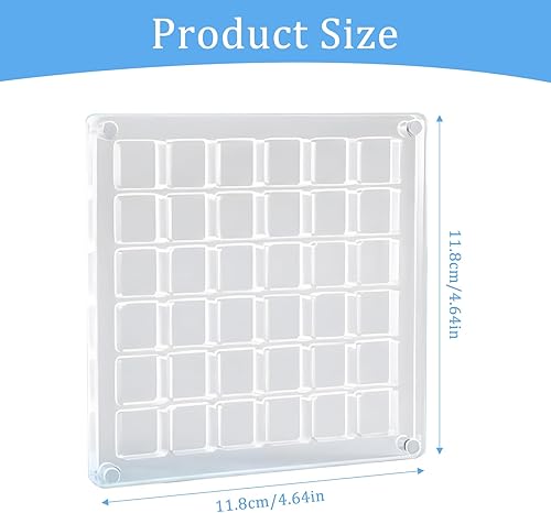 FHBHJNATC Seashell Boîte De Présentation, Grille Coquillage, Boîte D'affichage Pour Coquillages, Carrée Pour La Collecte D'échantillons Coquillages En Bord Mer, Mini Boîte Stockage Coquillages - Nail Gallerys