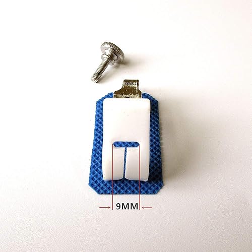 Pied en Téflon Zigzag 6 mm pour machine à coudre Singer 20U Brother B651, B652 - Nail Gallerys