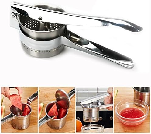 Cisixin Presse-purée Presse-Fruits Presse légumes Acier Inoxydable - Nail Gallerys