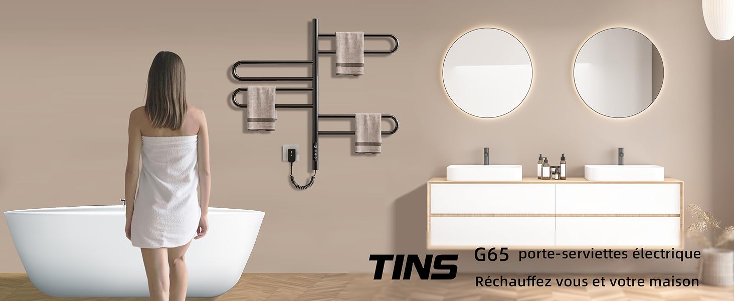 porte-serviettes électrique
