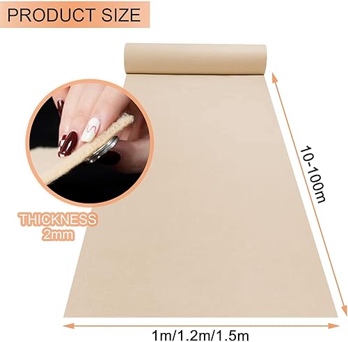 Tapis de piste de coureur de tapis de champagne 10 m 20 m coureurs d'allée de mariage 2 mm d'épaisseur tapis de passerelle en rouleau pour le mariage extérieur d'intérieur de bal de fête ( Size : 1.2x - Nail Gallerys