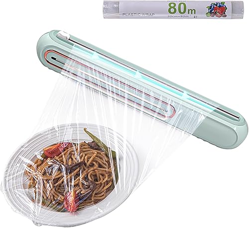 Distributeur magnétique de film d'aluminium avec cutter : Nizirioo améliore le distributeur de film alimentaire Distributeur de film alimentaire Distributeur pratique de feuilles d'aluminium Tiroir - Nail Gallerys