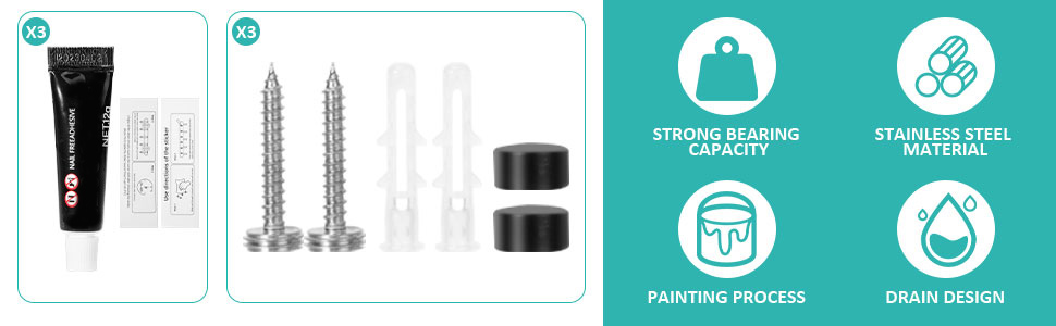 Etagère de Douche sans Perçage