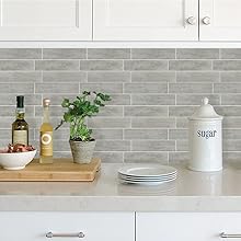 Autocollant 3D pour carrelage métro subway