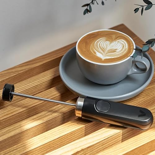 Subminimal NanoFoamer Lithium, Mousseur à Lait Électrique Rechargeable USB-C, Mousse de Lait Professionnelle pour Latte Art, Microfoam de Qualité Barista à La Maison, Accès à la MasterClass Inclus - Nail Gallerys
