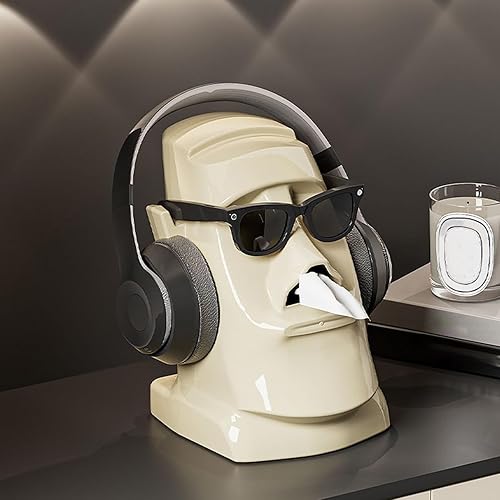 weiting Porte-Boîte À Mouchoirs,Housse de Boîte à Mouchoirs Sculpture Artistique | Distributeur Esthétique Moderne pour Maison Bureau Ferme ou Bureau d'Organisation Chic - Nail Gallerys