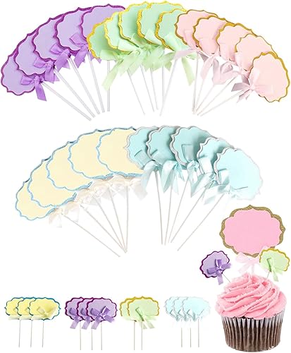 KGDUYC 40PCS étiquettes alimentaires pour buffet Etiquettes de Fromage Mini Étiquettes Alimentaires Drapeaux cure-dents vierges pour fête étiquettes alimentaires de fête buffet,drapeau cure dents - Nail Gallerys