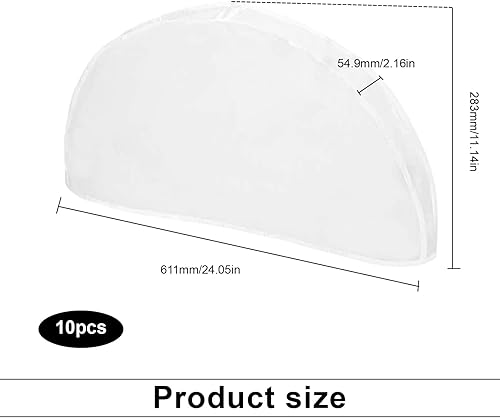 ANDARS 10 Pièces Housse Vêtements à Suspendre PEVA | Housse Vêtement Anti-Poussière pour Smokings/Vestes/Chemises/Robes | Étanche, Transparente & Durable - Couverture de Vêtements Polyvalente - Nail Gallerys