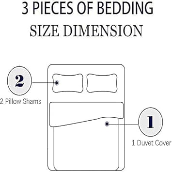 SJSXWQN Housse de Couette 200x200 cm Adulte Cheval Blanc Parure de Lit 2 Personnes avec Fermeture Éclair Doux Respirant Microfibre Housse de Couette et 2 Taie d'oreiller 65x65 cm - Nail Gallerys