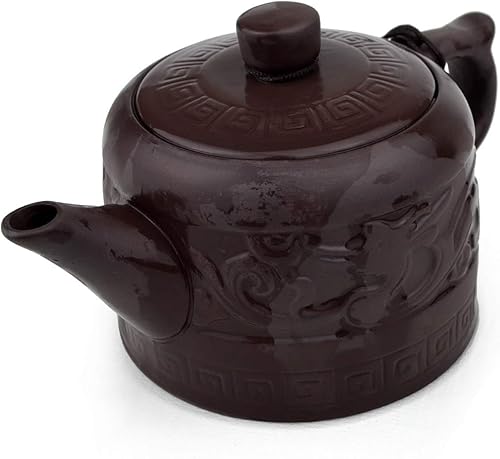 Théière 237 ml Dragon chinois Zisha Gongfu Outil à thé Infuseurs à thé en vrac - Nail Gallerys