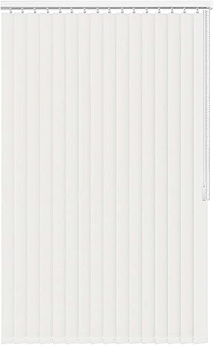 NIANXINN Store Lamelle Vertical,Stores Verticaux Occultants,Rideau de Fenêtre D'intérieur de Décor de Protection UV Isolé Thermique de Tissu de Lamelle,Personnalisable (W110xH220cm(43x87in)) - Nail Gallerys