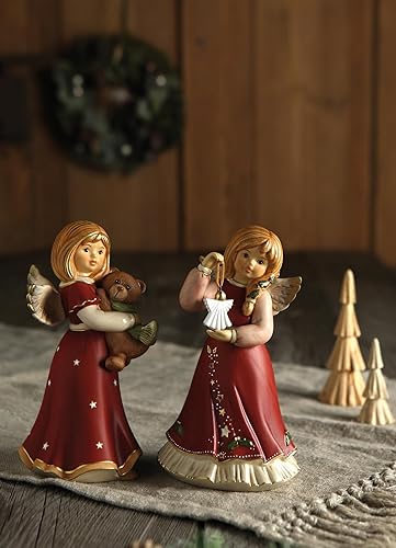 Goebel Figurine Ange Dansant avec Moi Bordeaux - Messager céleste de Noël - Nail Gallerys