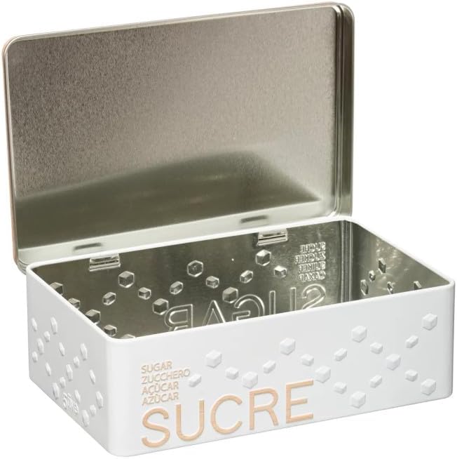 FIVE Simply Smart - Boîte à Sucre en Morceaux 'Scandi' 20cm Blanc - Nail Gallerys