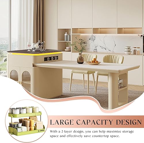 Étagère pour tasses à café, étagère à café à 2 niveaux, organiseur de bar à café, support de tasse pour cuisine, comptoir de cuisine, support de tasse à café - Nail Gallerys