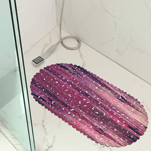 Chickw1 Tapis de Bain Antidérapant avec Ventouse, Salle de Bain Douche Baignoire Tapis de Salle de Bain Résistant à la moisissure Antibactérien Idéal pour Les Maison (70 * 35,Vert) - Nail Gallerys