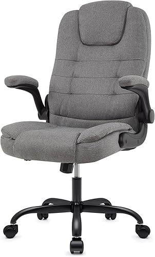 IntimaTe WM Heart Chaise de Bureau, Fauteuil de Bureau Ergonomique, Tissu Siege Accoudoirs Pliables,Tissu Gris - Nail Gallerys